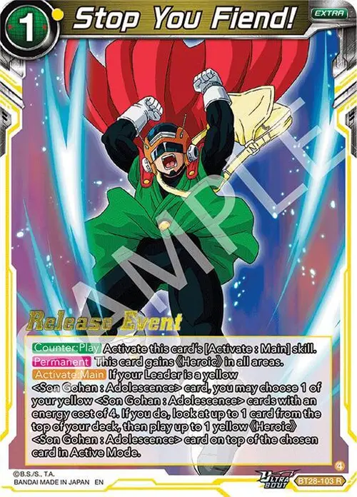 Stop You Fiend! card art