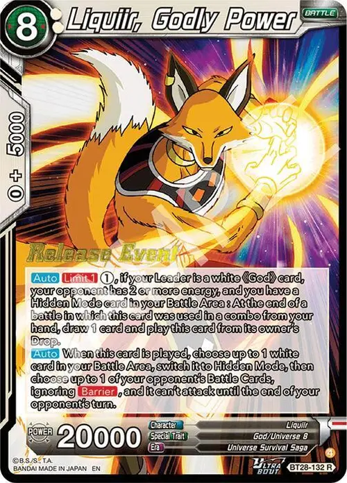 Liquiir, Godly Power card art