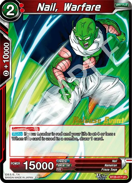 Nail, Warfare card art