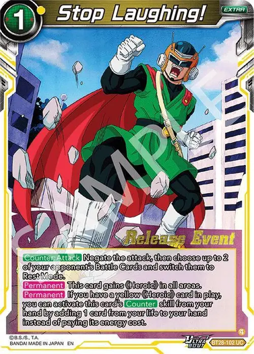 Stop Laughing! card art