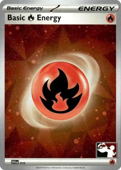Basic Fire Energy - 010 (Cosmos Holo) card art