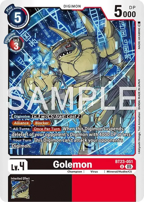 Golemon card art
