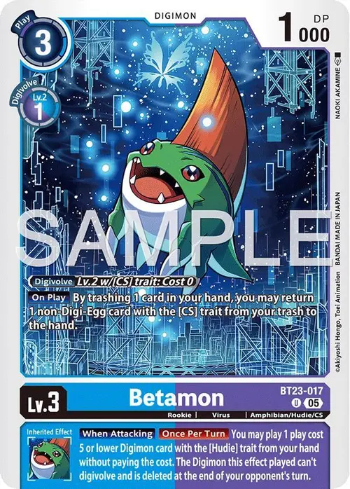 Betamon card art