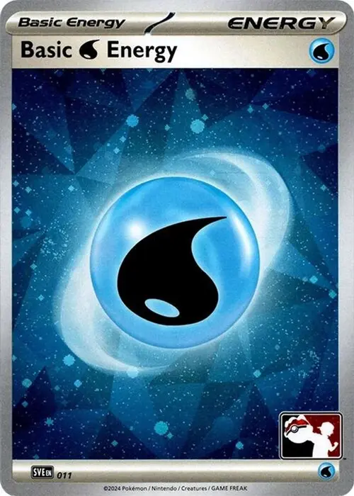 Basic Water Energy - 011 (Cosmos Holo) card art