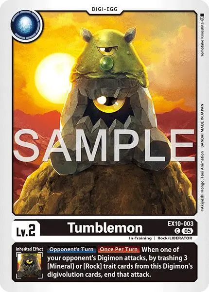 Tumblemon card art