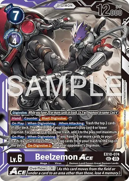 Beelzemon ACE card art