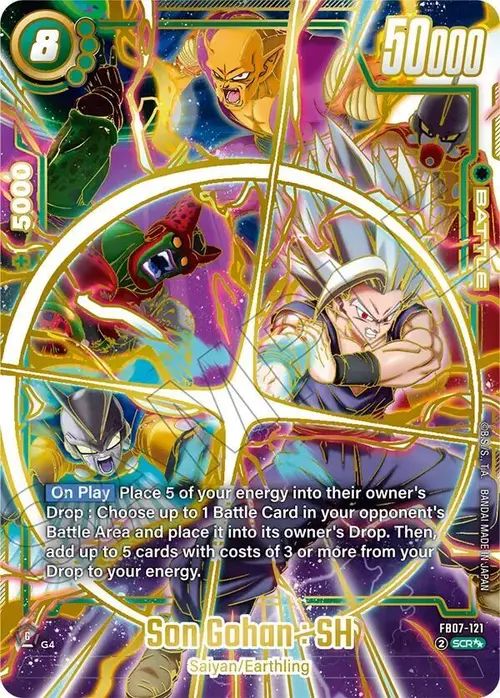 Son Gohan : SH (Super Alternate Art) card art