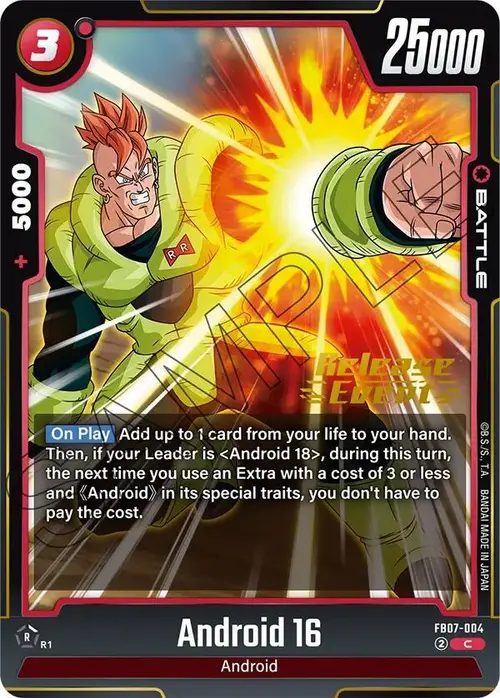 Android 16 card art