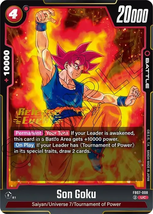 Son Goku card art