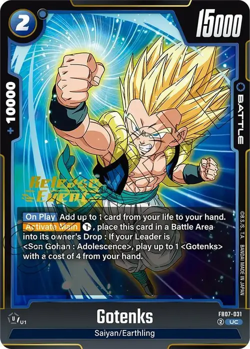 Gotenks card art