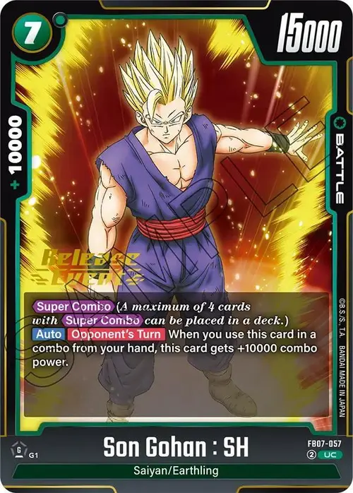 Son Gohan : SH card art