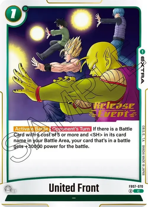 United Front card art