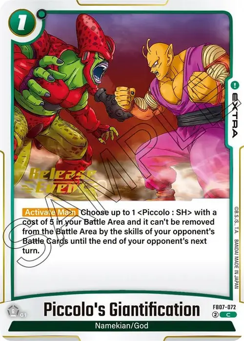 Piccolo's Giantification card art