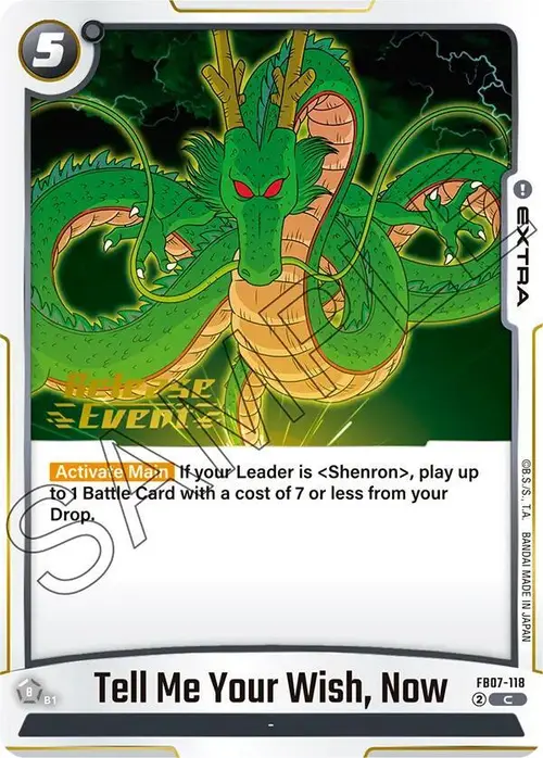 Tell Me Your Wish, Now card art