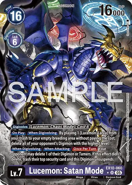 Lucemon: Satan Mode (Alternate Art) card art