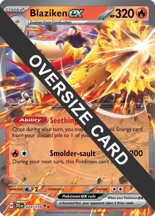 Blaziken ex card art