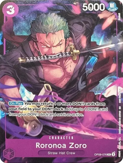 Roronoa Zoro (Welcome Pack Vol. 2) card art