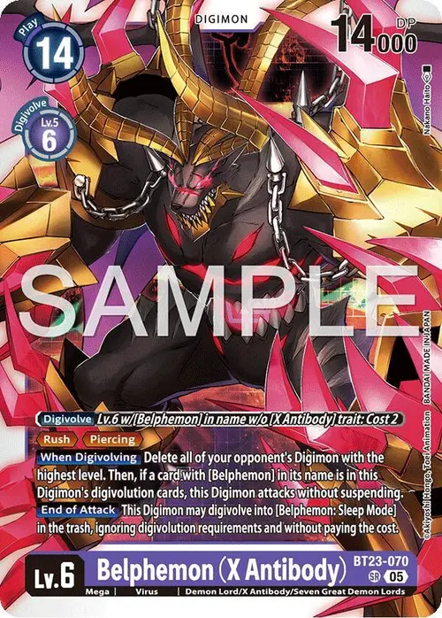 Belphemon (X Antibody) card art