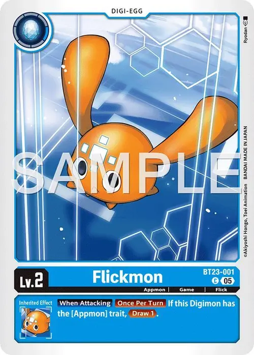 Flickmon card art
