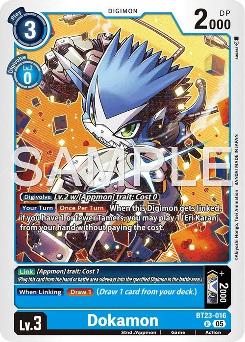 Dokamon card art