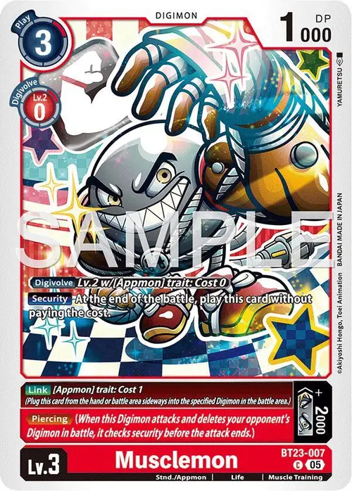 Musclemon card art