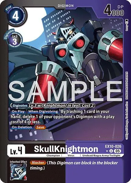 SkullKnightmon (Limited Foil) card art