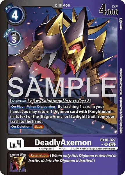 DeadlyAxemon (Limited Foil) card art