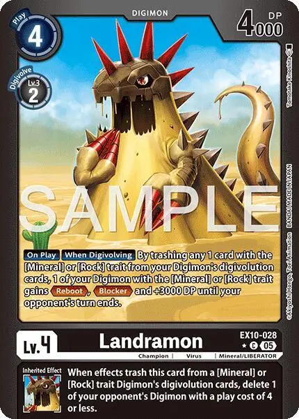 Landramon (Limited Foil) card art