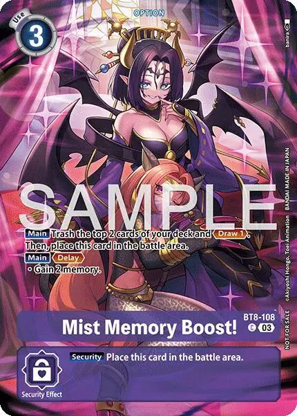 Mist Memory Boost! (Sinister Order Legend Pack) card art