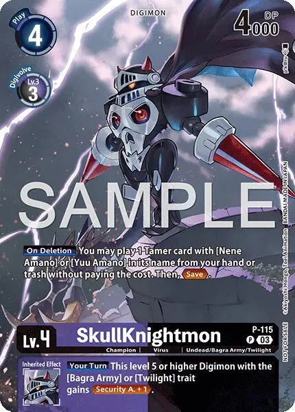 SkullKnightmon - P-115 (Sinister Order Legend Pack) card art