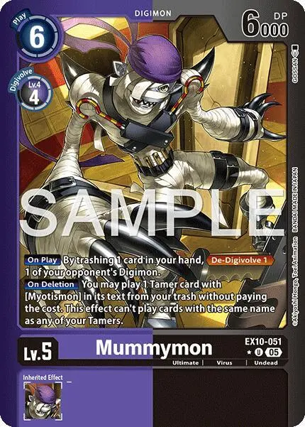 Mummymon (Limited Foil) card art