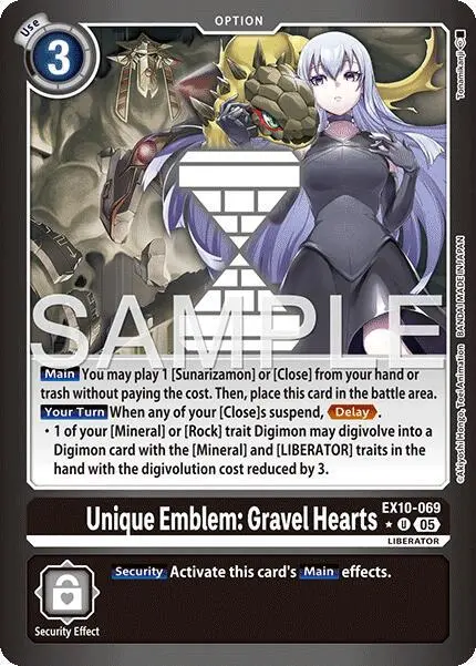 Unique Emblem: Gravel Hearts (Limited Foil) card art