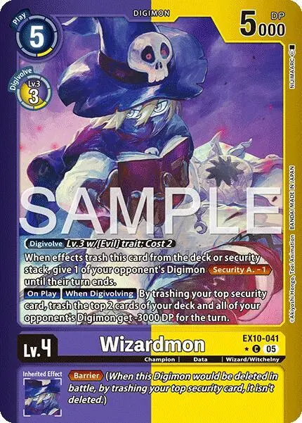 Wizardmon (Limited Foil) card art