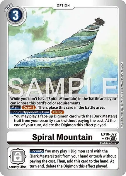 Spiral Mountain (Limited Foil) card art