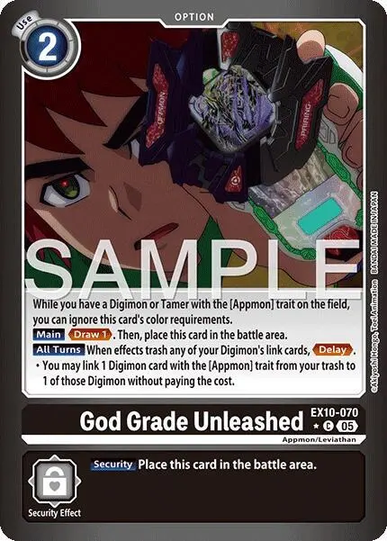 God Grade Unleashed (Limited Foil) card art