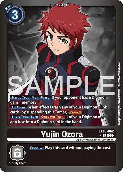 Yujin Ozora (Limited Foil) card art