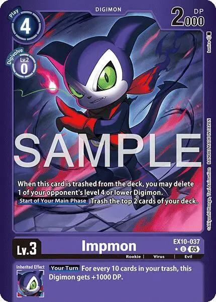 Impmon (Limited Foil) card art