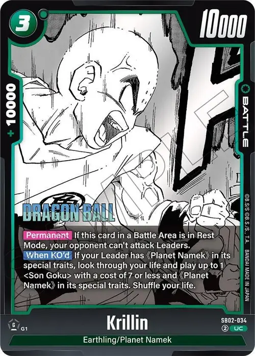 Krillin card art