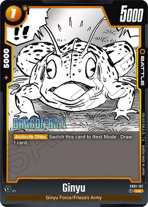 Ginyu card art