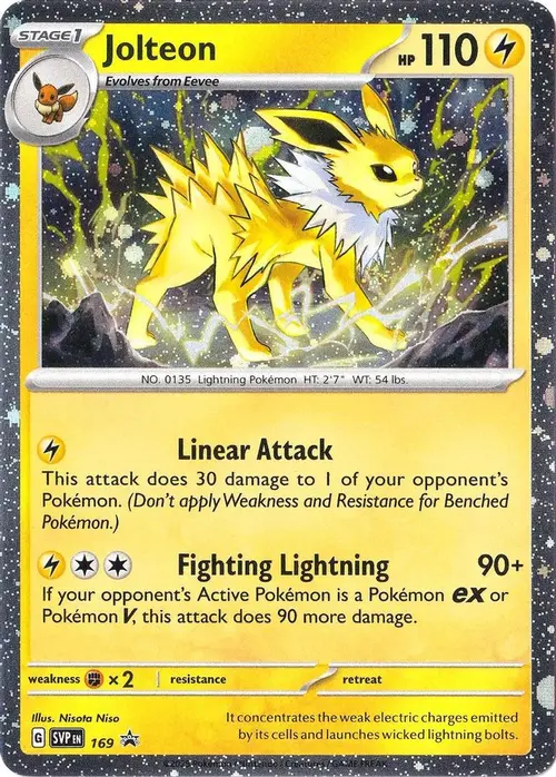 Jolteon - 169 (Cosmos Holo) card art