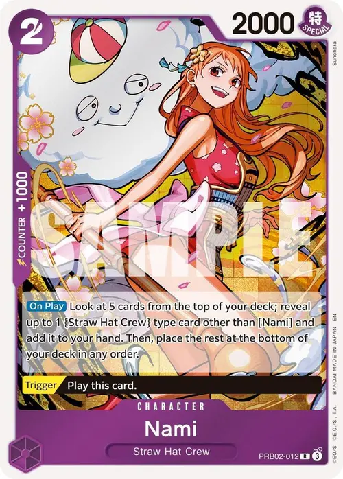 Nami card art