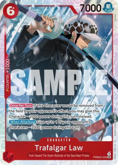 Trafalgar Law - PRB02-002 card art