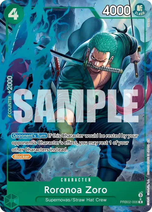 Roronoa Zoro - PRB02-006 (Alternate Art) card art