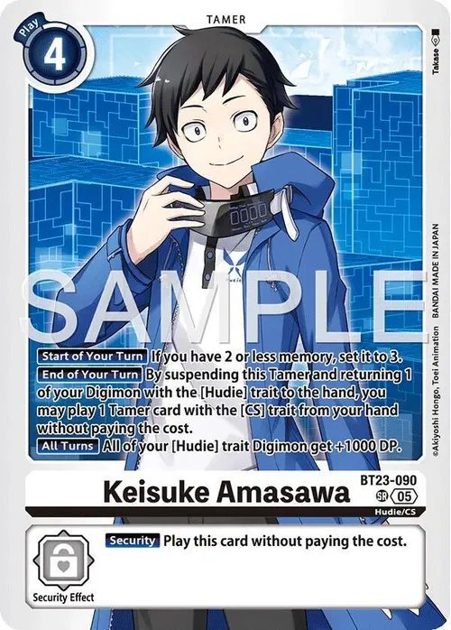Keisuke Amasawa card art