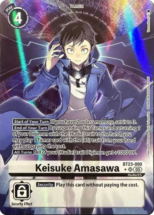 Keisuke Amasawa (Alternate Art) card art