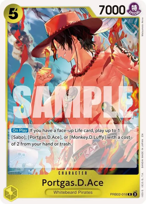 Portgas.D.Ace - PRB02-018 card art