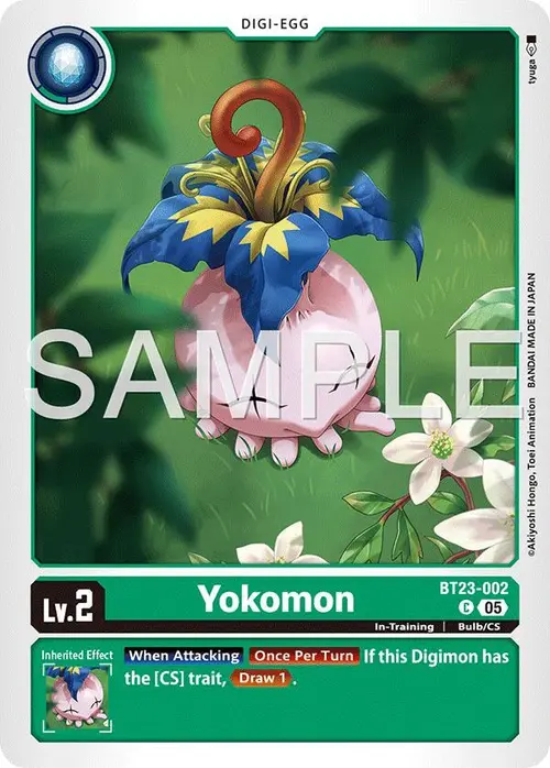 Yokomon card art