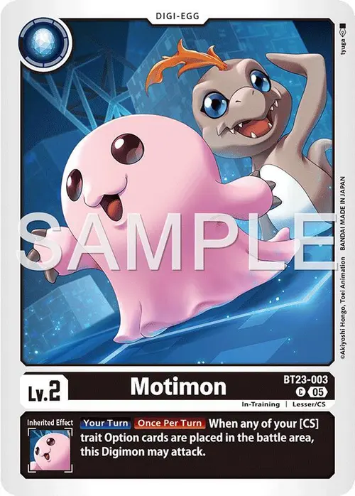 Motimon card art