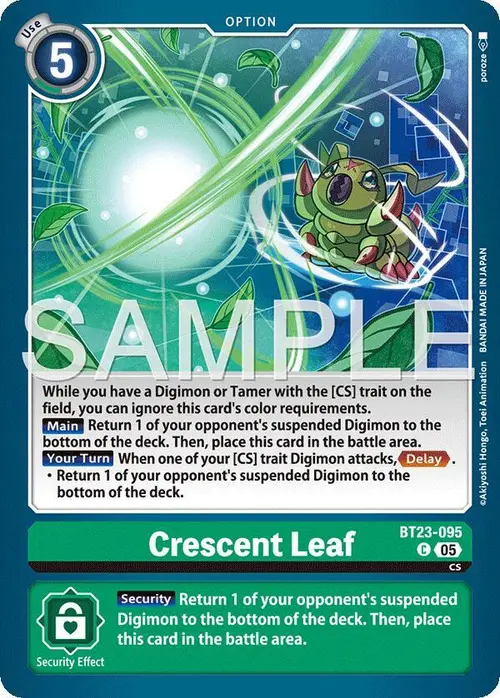 Crescent Leaf card art