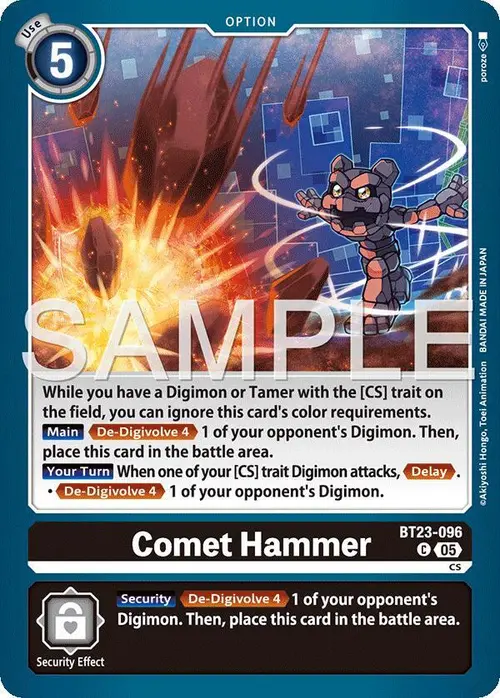 Comet Hammer card art